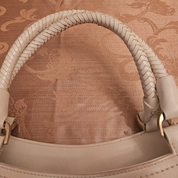 Vintage Cole Hann Leather and Satin Material Shoulder Purse - Picture 6 of 16